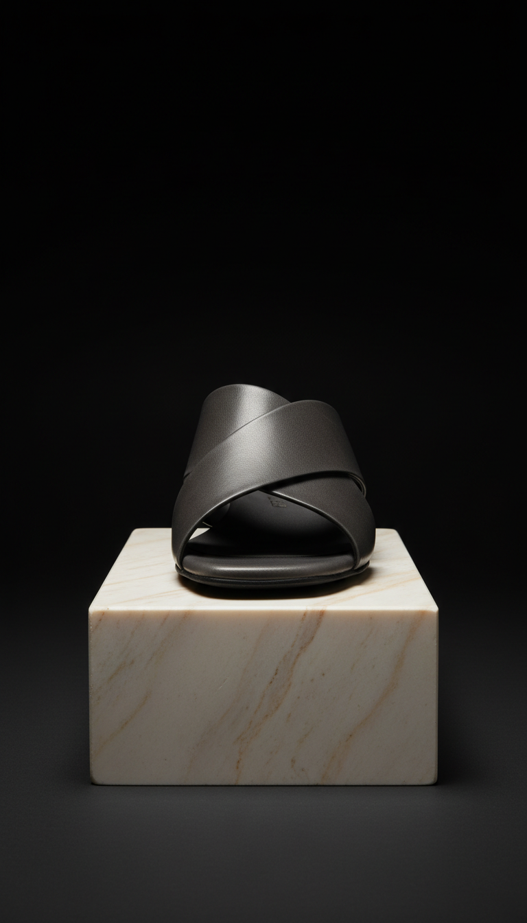Graphite Minimalist Sandal